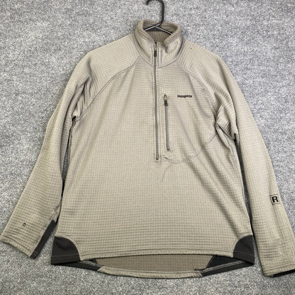 Patagonia Other - Patagonia R1 Regulator Fleece Pullover Mens Medium Gray 1/4 Zip 40102FA Made USA